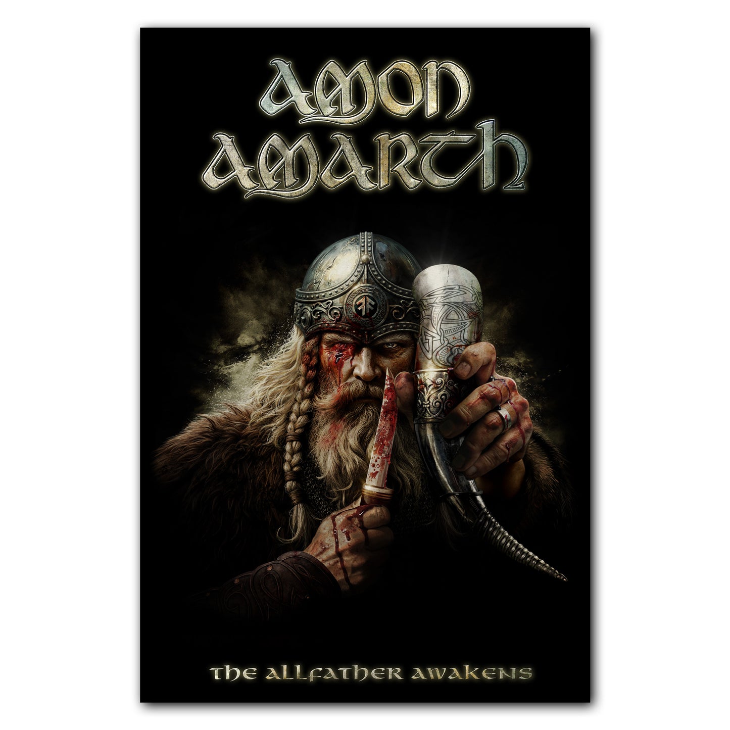 AMON AMARTH The Allfather Awakens Flag