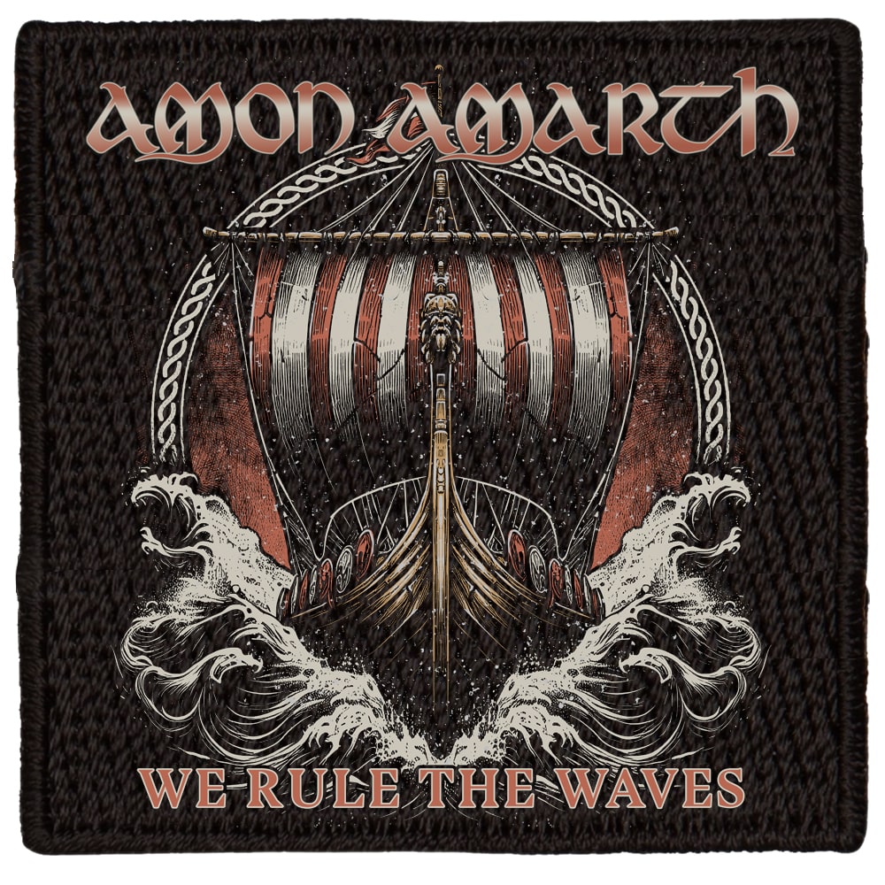 AMON AMARTH We Rule The Waves Back Patch