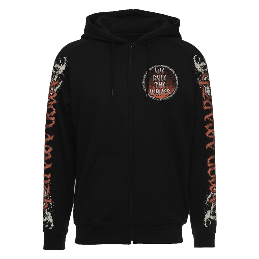 AMON AMARTH We Rule The Waves Zip Hoodie