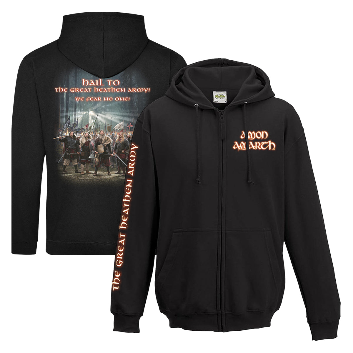 AMON AMARTH The Great Heathen Army Zip Hoodie